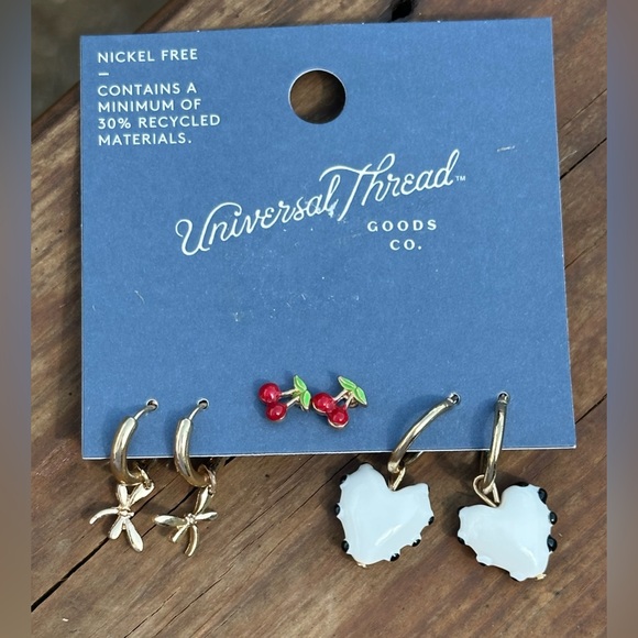 Universal Thread Jewelry - Universal Thread NWT 3 Pair Summer Earring Bundle